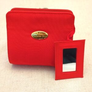 Christian Dior Cosmetic Bag with mirror